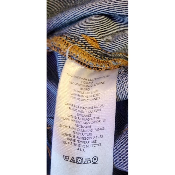 Anthropologie Pilcro Size 29 The Skipper High-Rise Crop Wide Leg Jeans $128 - Picture 8 of 9